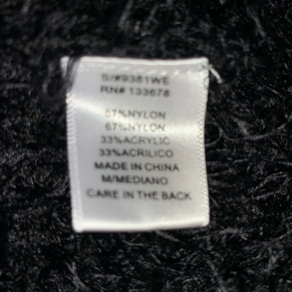 Love Tree Fuzzy Black Twist Knot Back Sweater - Picture 8 of 10